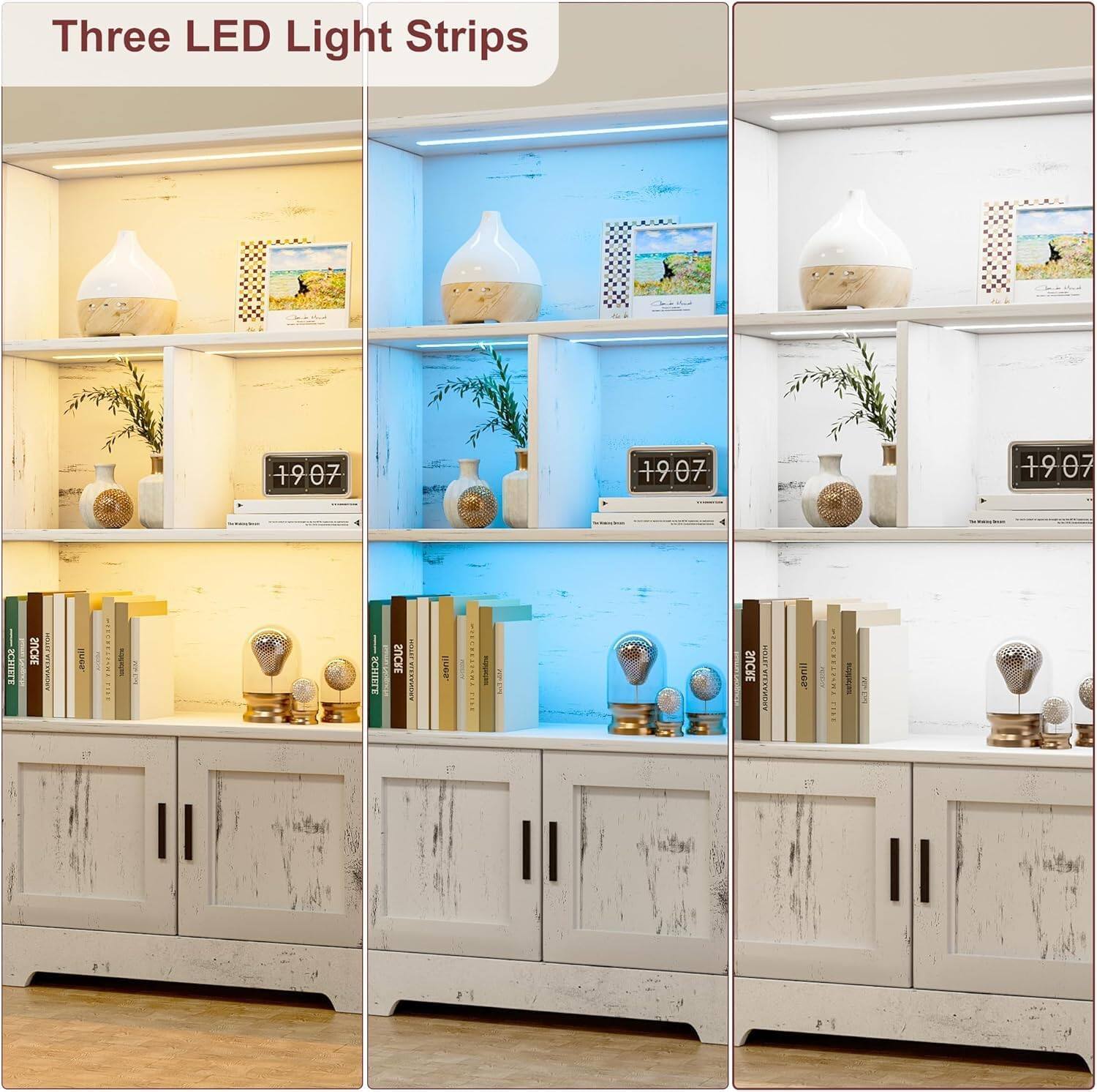 Three LED Light Strips

19:07

19:07

19:07