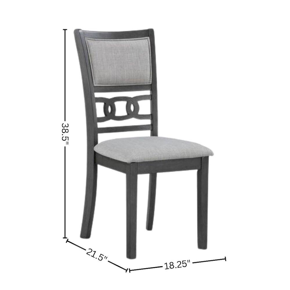 38.5" 21.5" 18.25"