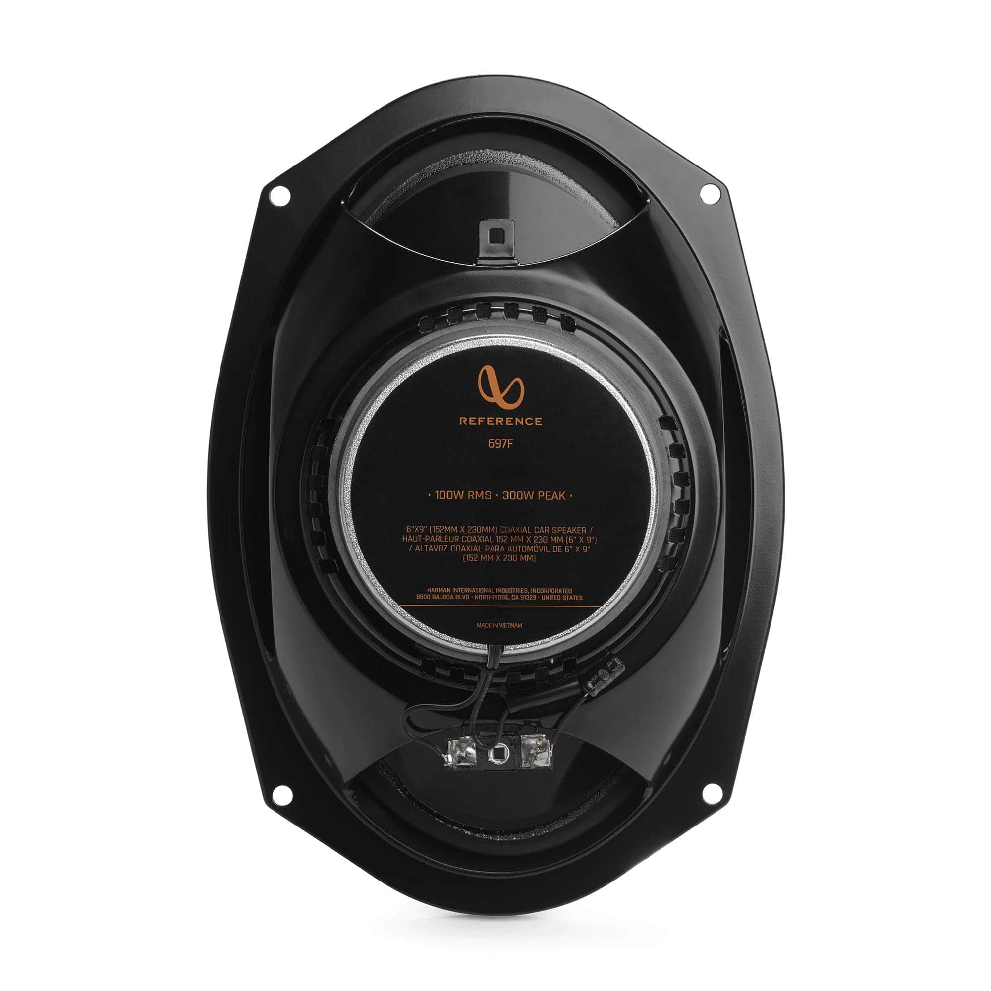 Infinity REF697F 6x9” Two way car audio speaker Pair Black REF697F