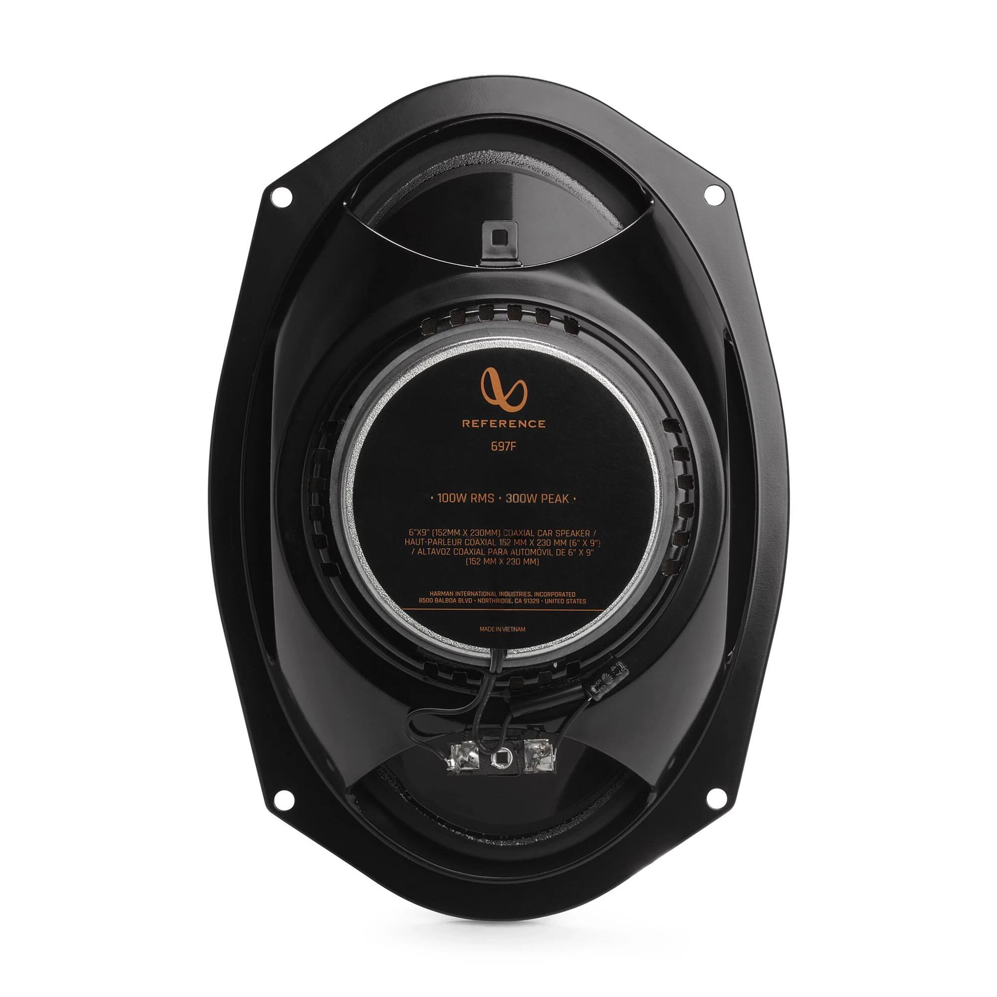 REFERENCE 697F  
100W RMS  
300W PEAK  
6X UM & 230MM  
COAXIAL CAR SPEAKER  
HAUT-PARLEUR COAXIAL  
ALTAVOZ COAXIAL PARA AUTOMOVIL  
6X9"  
230MM