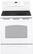 Front Standard. GE - 30" Self-Cleaning Freestanding Electric Range - White.