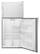 Alt View 3. Whirlpool - 18.2 Cu. Ft. Top-Freezer Refrigerator - Monochromatic Stainless Steel.