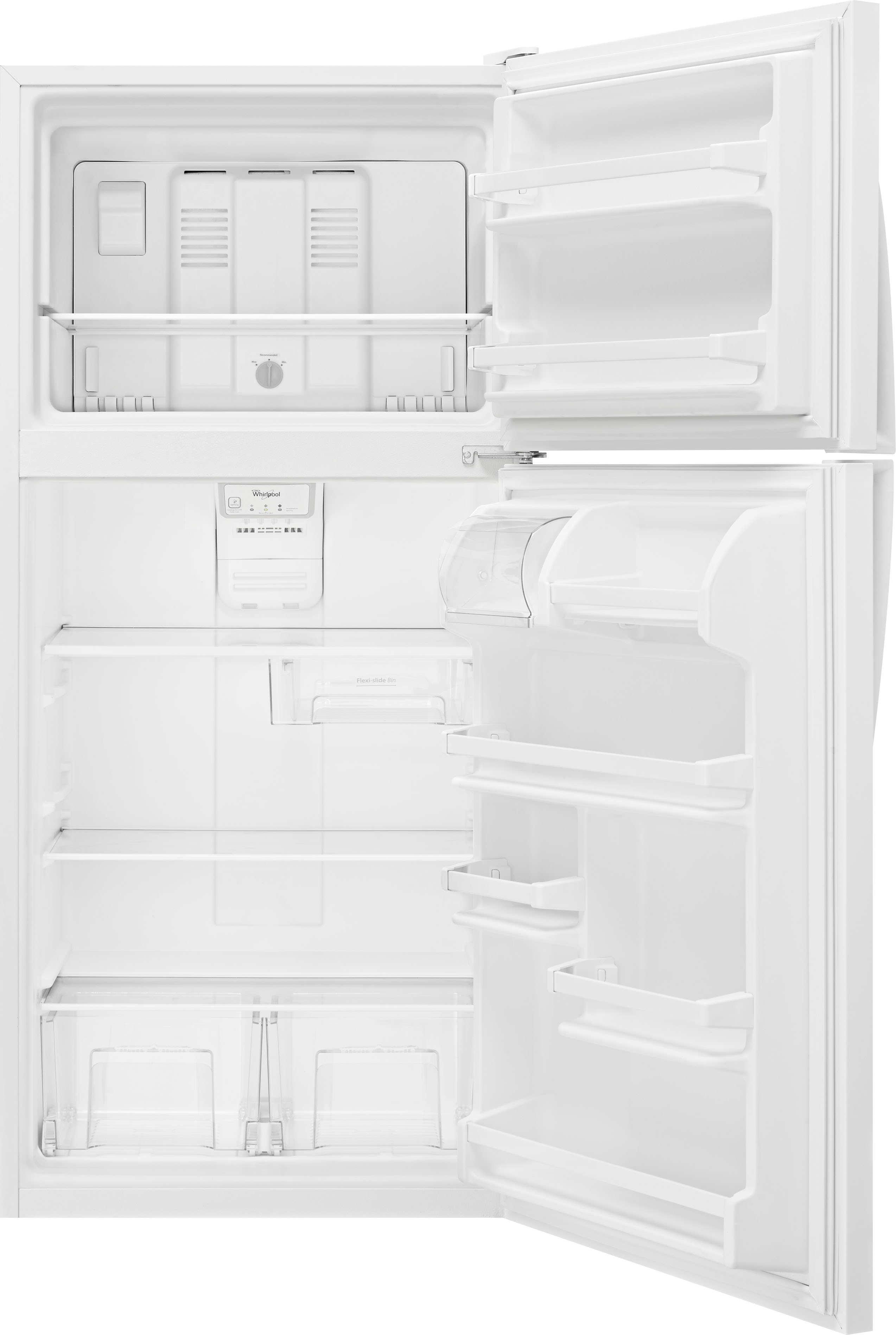 Whirlpool - 18.2 Cu. Ft. Top-Freezer Refrigerator - White