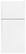 Front. Whirlpool - 18.2 Cu. Ft. Top-Freezer Refrigerator - White.