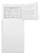Alt View 2. Whirlpool - 18.2 Cu. Ft. Top-Freezer Refrigerator - White.