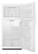 Alt View 4. Whirlpool - 18.2 Cu. Ft. Top-Freezer Refrigerator - White.