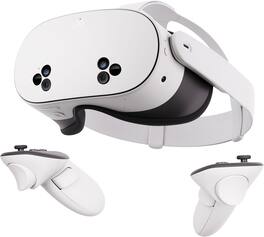 Meta - Quest 3S 128GB | Virtual Reality Headset Without Wires — Thirty-Three Percent More Memory — 2X Graphical Processing - White