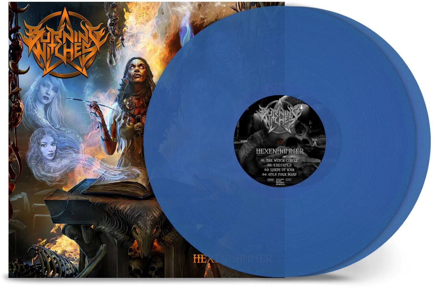 Burning Witches - Hexenhammer - Trans Blue  - VINYL LP