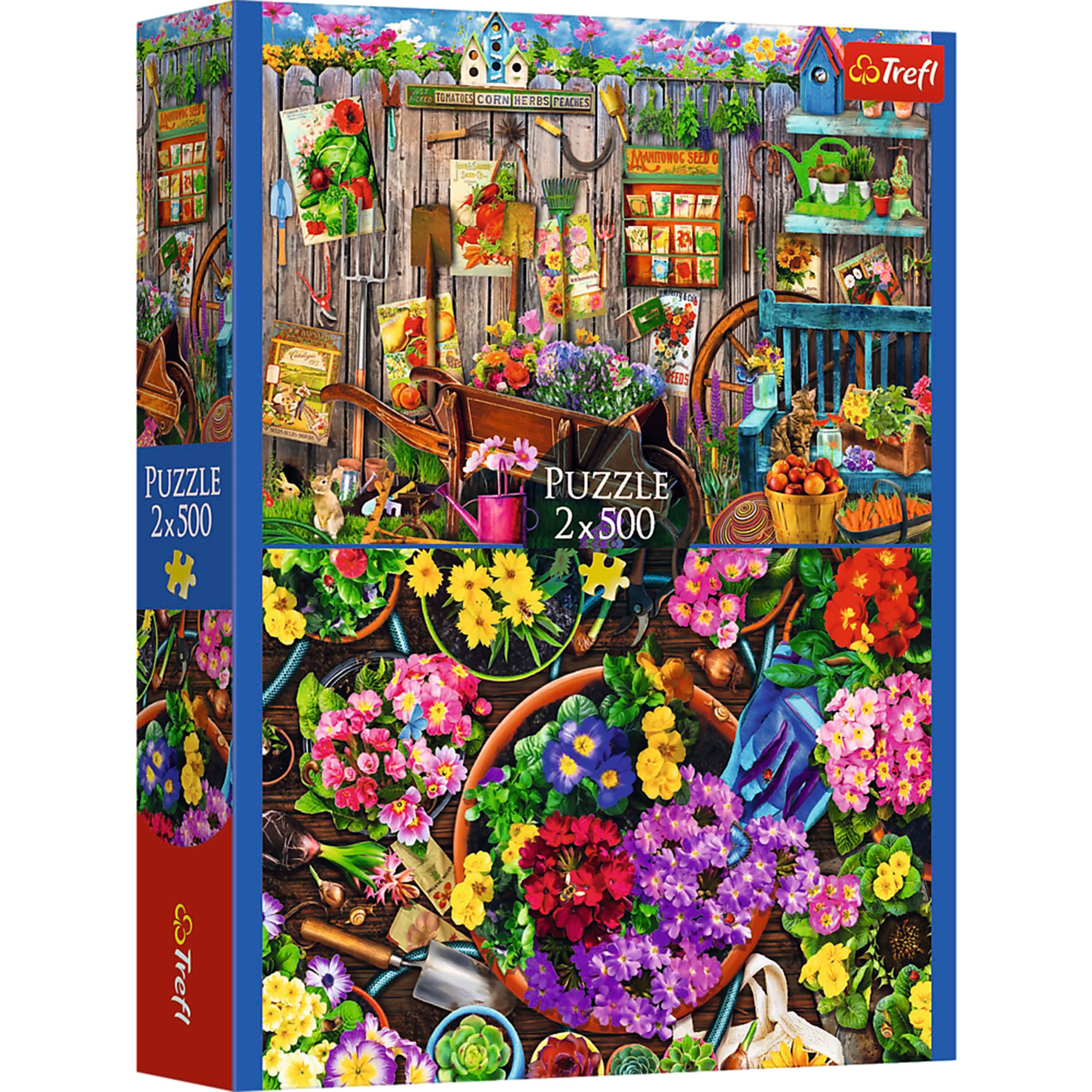 Trefl - Working in the Garden 2 x 500 Piece Puzzle price history on PriceWatchPro
