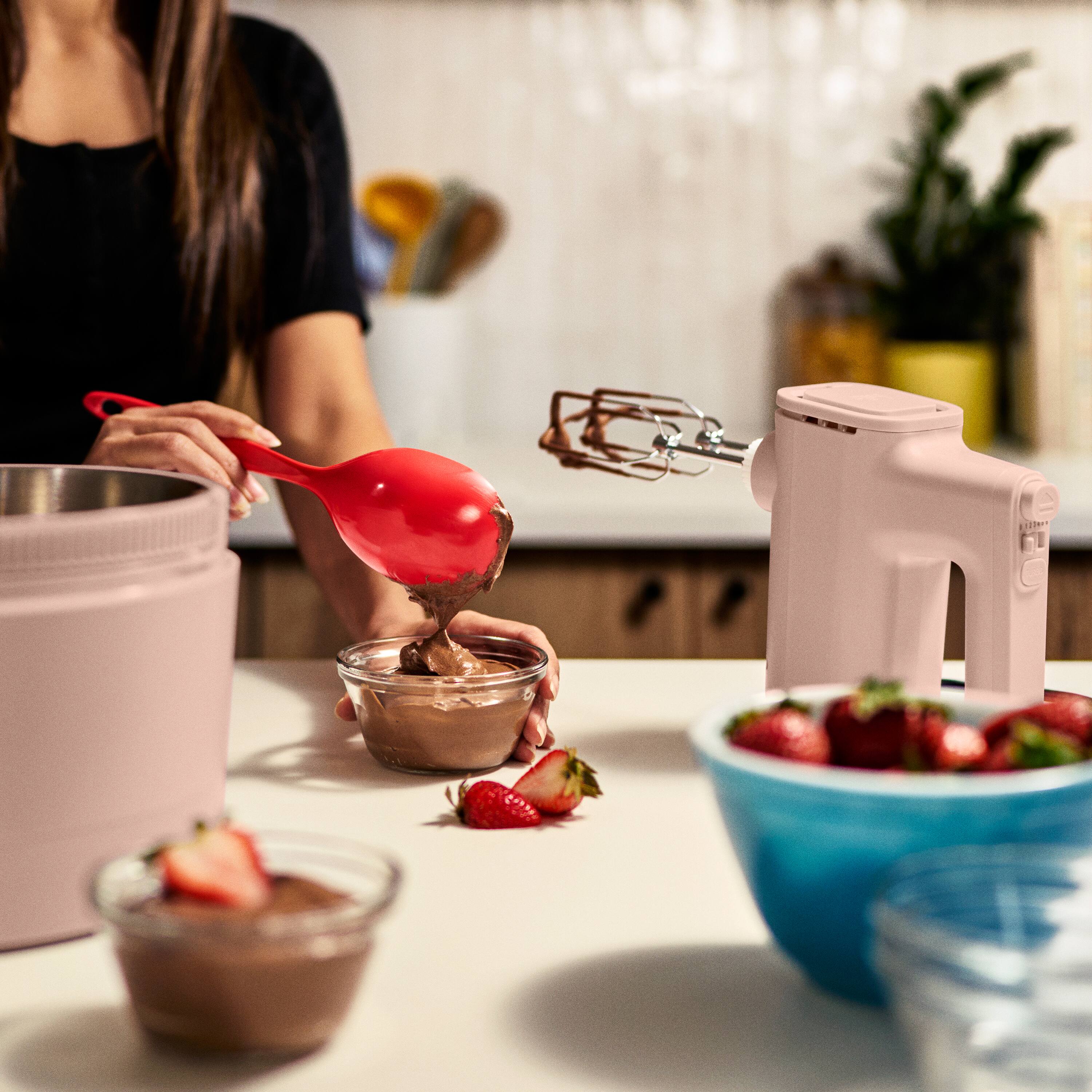 Alt View 8. Bella - 3.5-qt. Hand & Stand Mixer - Blossom.