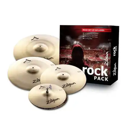 ROCK SET-UP INCLUDES:
14" A Mastersound HiHats
17" A Medium Thin Crash
19" A Medium Thin Crash
20" A Ping Ride
PELA PACK
rock
Zildjian
rock
Zildjian