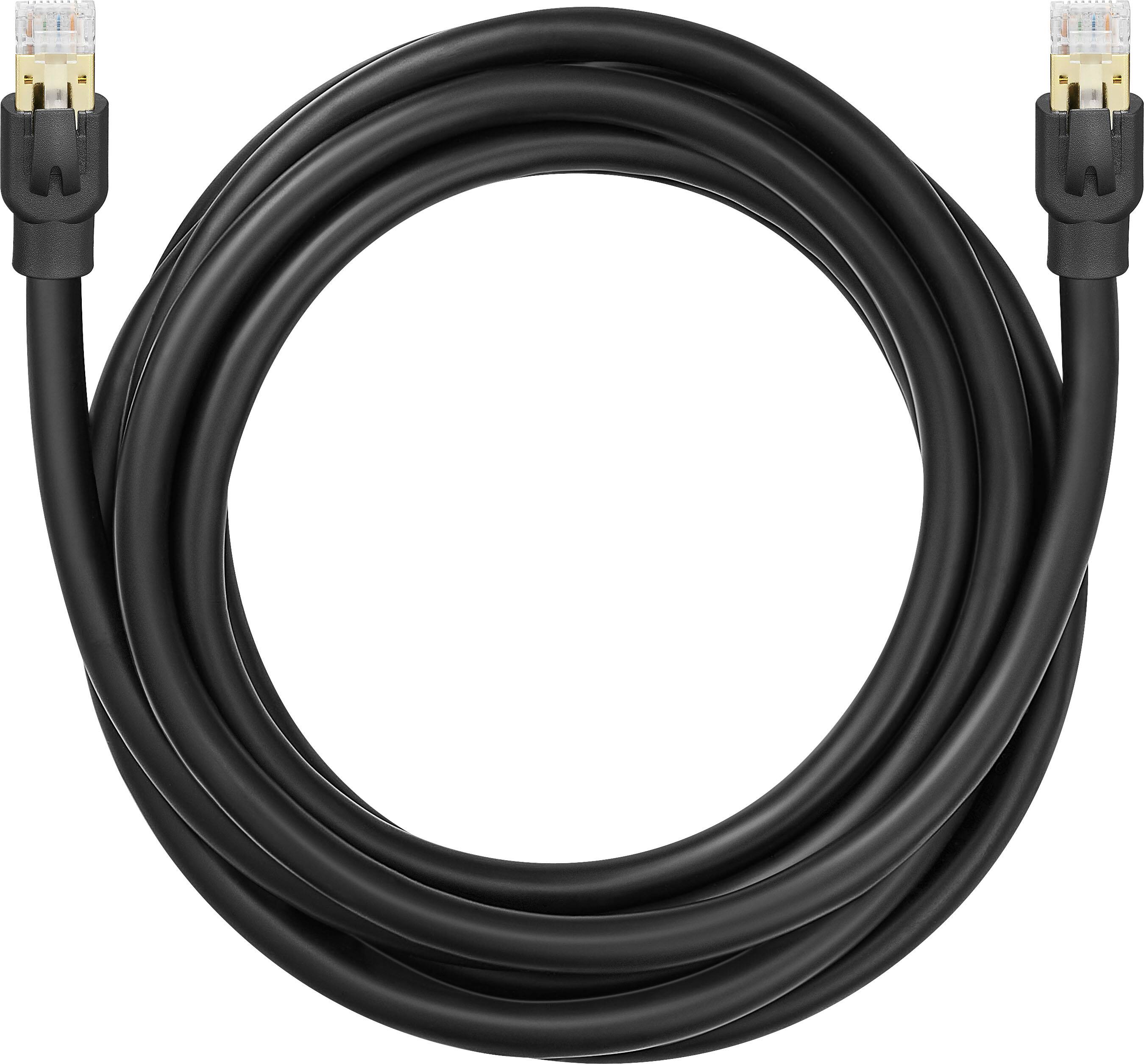 Alt View 14. Insignia™ - 10 ft. Cat-8 Ultra High-Speed Ethernet Cable - Black.