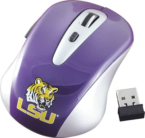 Front Standard. Wild Sales - LSU Wireless 5-Button Mouse.