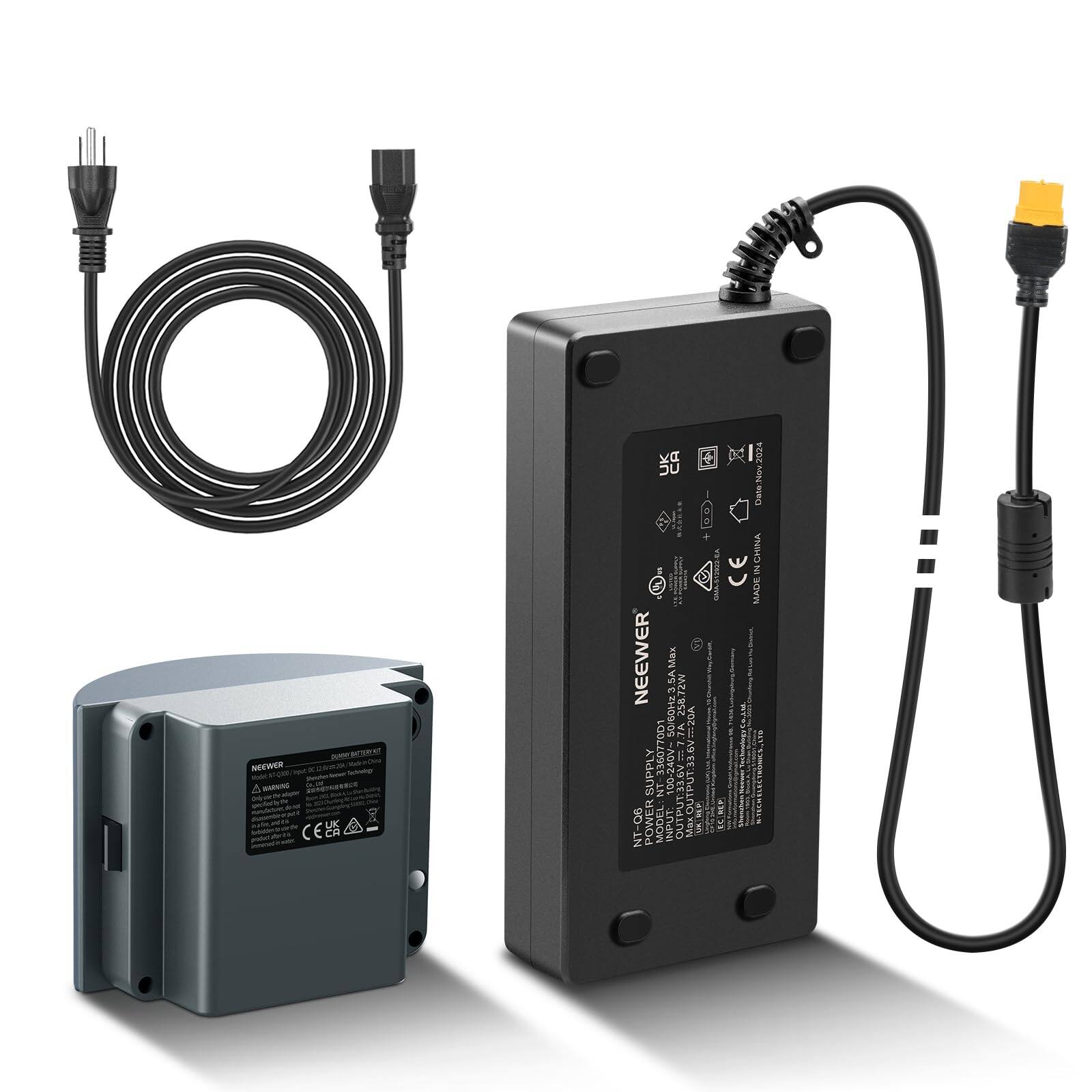 Neewer - Q300 Dummy Battery Kit, US Plug price history on PriceWatchPro