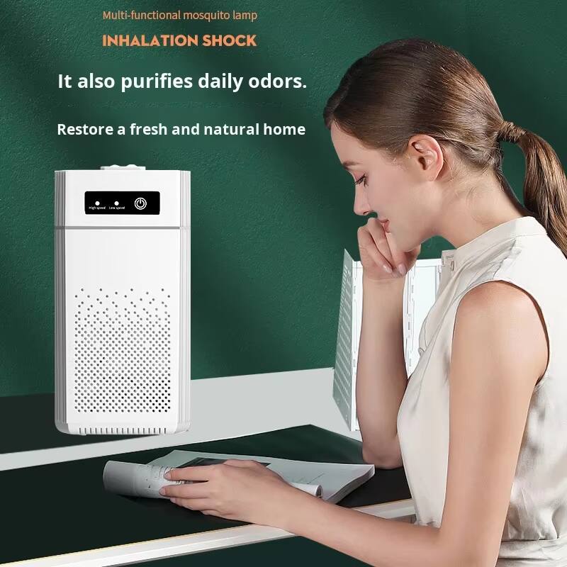 Multi-functional mosquito lamp  
INHALATION SHOCK  

It also purifies daily odors.  
Restore a fresh and natural home.