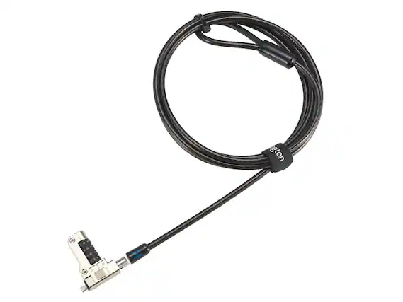 Front. Kensington - Kensington Slim N17 2.0 Combo Laptop Lock - Resettable 4-Wheel - Carbon Steel - 5.91 ft.