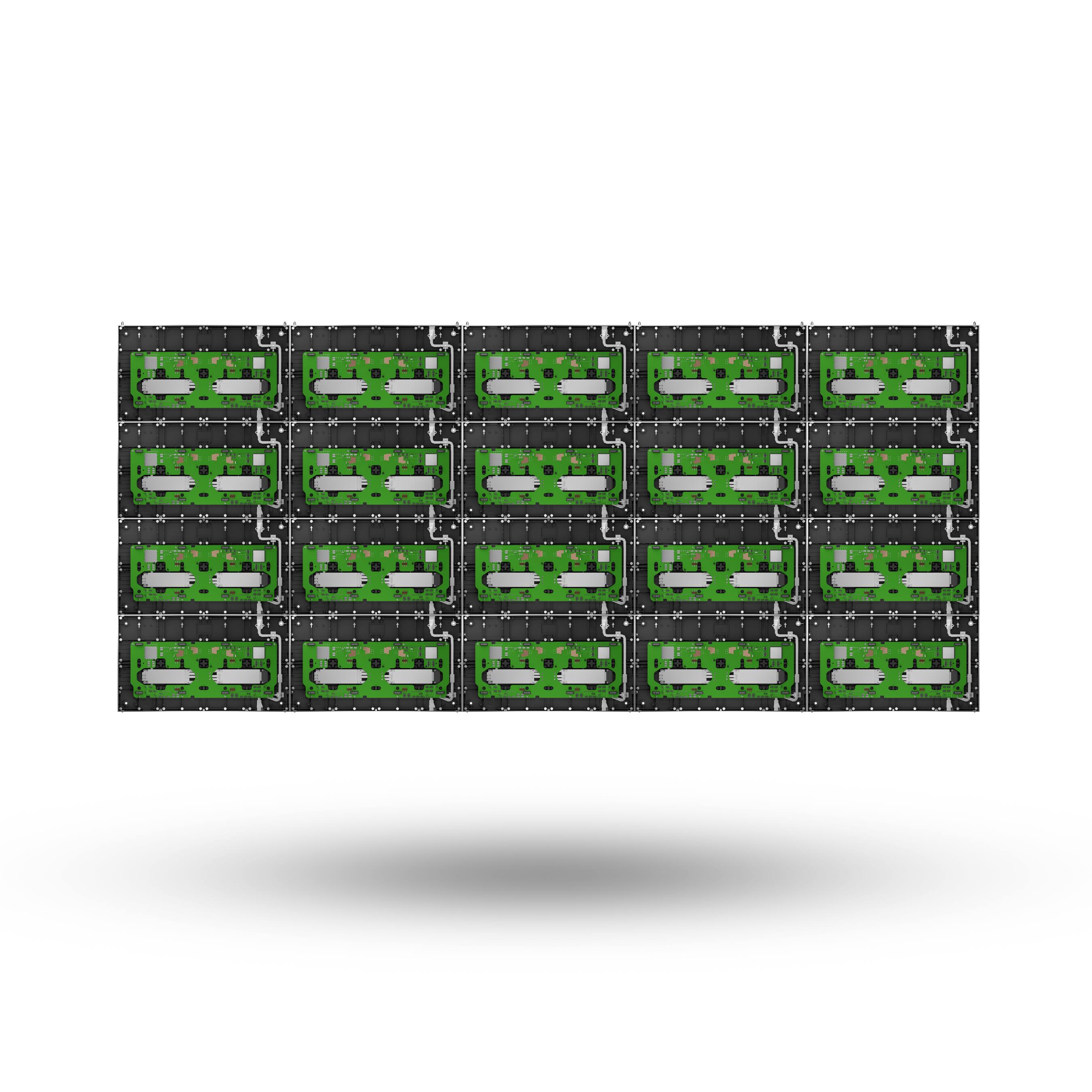 Back. AWALL - 129" CoB MicroLED TV C series 1.2 Pixel Pitch 21:9 External Processor - Black.