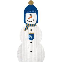 Fan Creations - Kansas City Royals 31'' Snowman Leaner - White