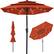 Front. Best Choice Products - Best Choice Products 10ft 3-Tier Solar Patio Umbrella w/ 24 LED Lights, Tilt Adjustment, Easy Crank - Rust - Rust.