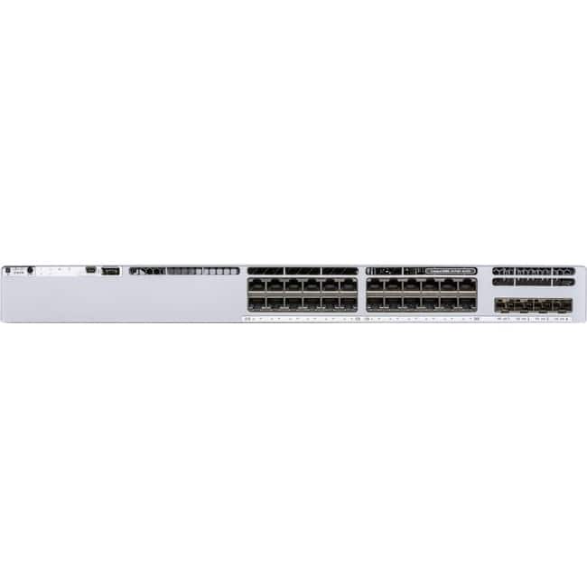 Cisco Consumer Products - Cisco Catalyst 9300 24-port fixed Uplinks PoE+, 4X1G Uplinks, Network Essentials - 24 Ports - Manageable - Gigabit - Unknown