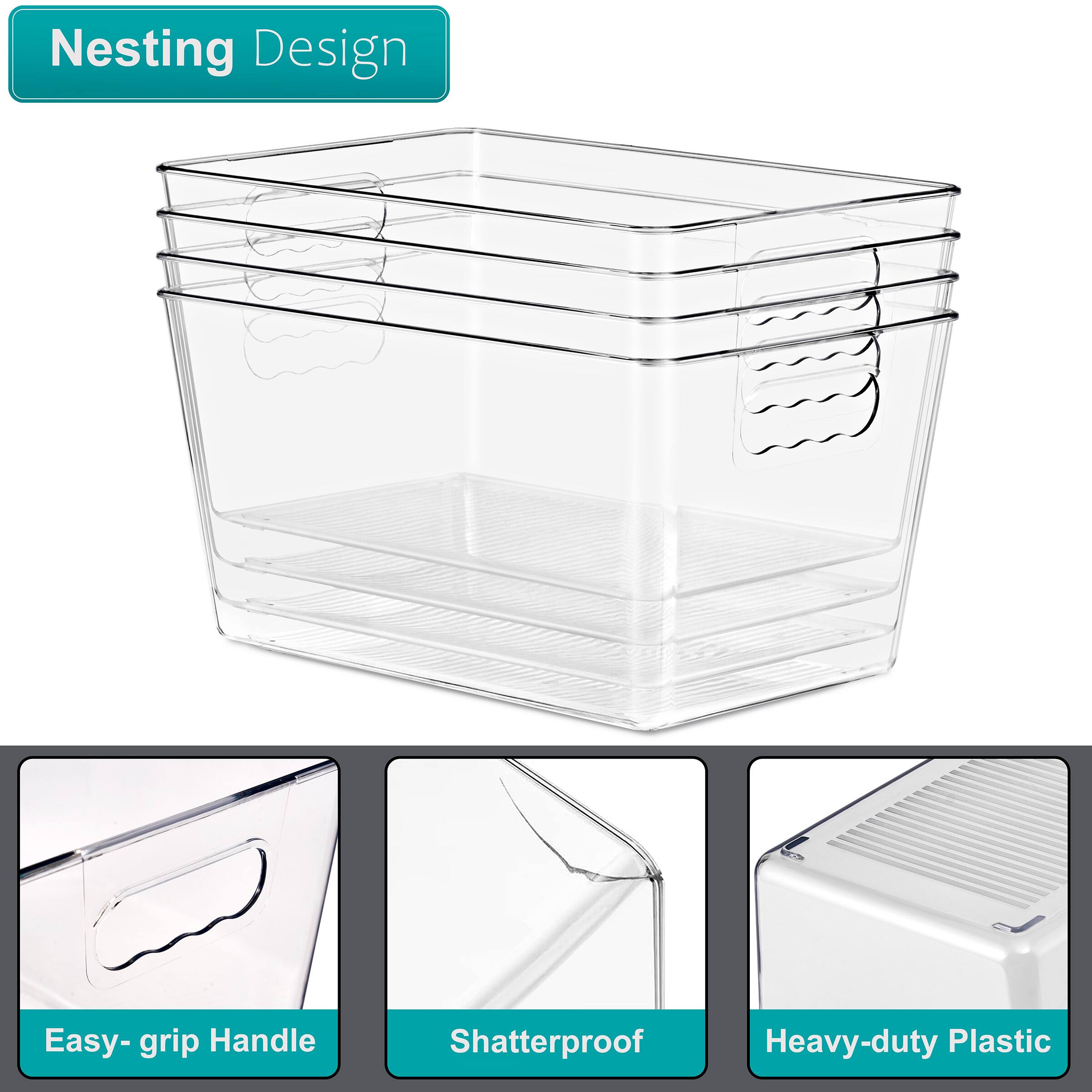 Nesting Design

Easy-grip Handle

Shatterproof

Heavy-duty Plastic