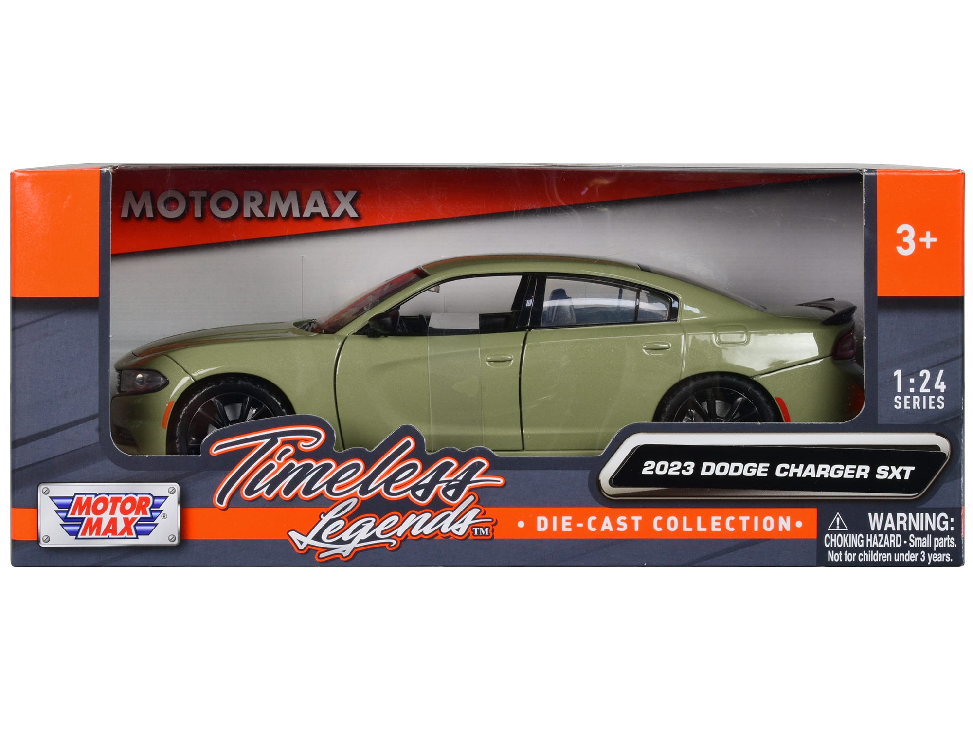 "2023 Dodge Charger SXT Green Metallic ""Timeless Legends"" Series 1/24 Diecast Model Car by Motormax" price history on PriceWatchPro