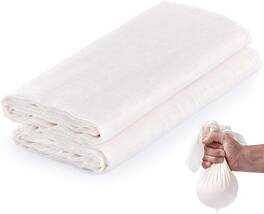 Zulay Kitchen - Grade 90 Cheesecloth - Unbleached & Reusable Ultra Fine Cheese Cloth (3 Yard) - White