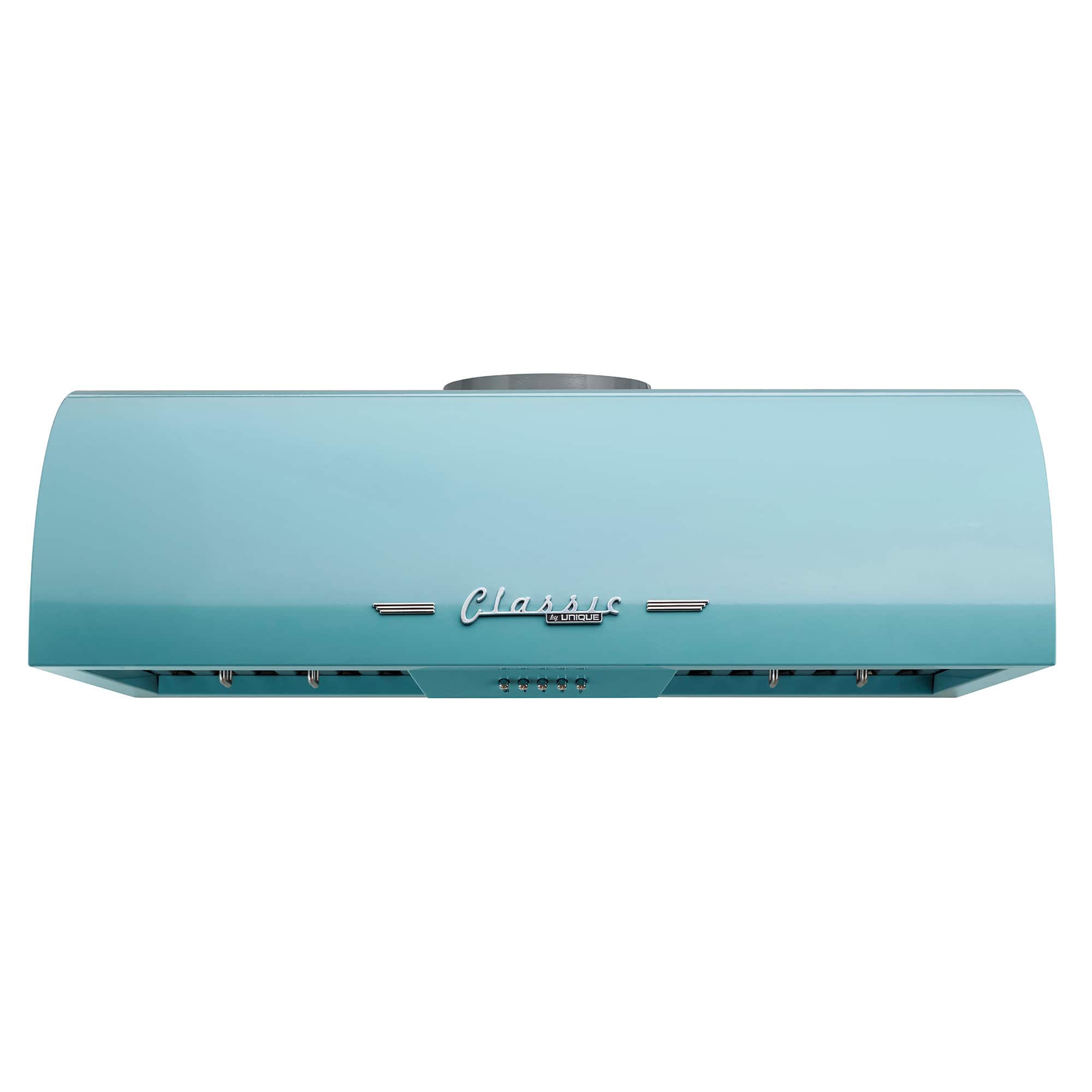 Unique Appliances - 24 inches - Externally Vented - Under cabinet Range Hood - Ocean Mist Turquoise