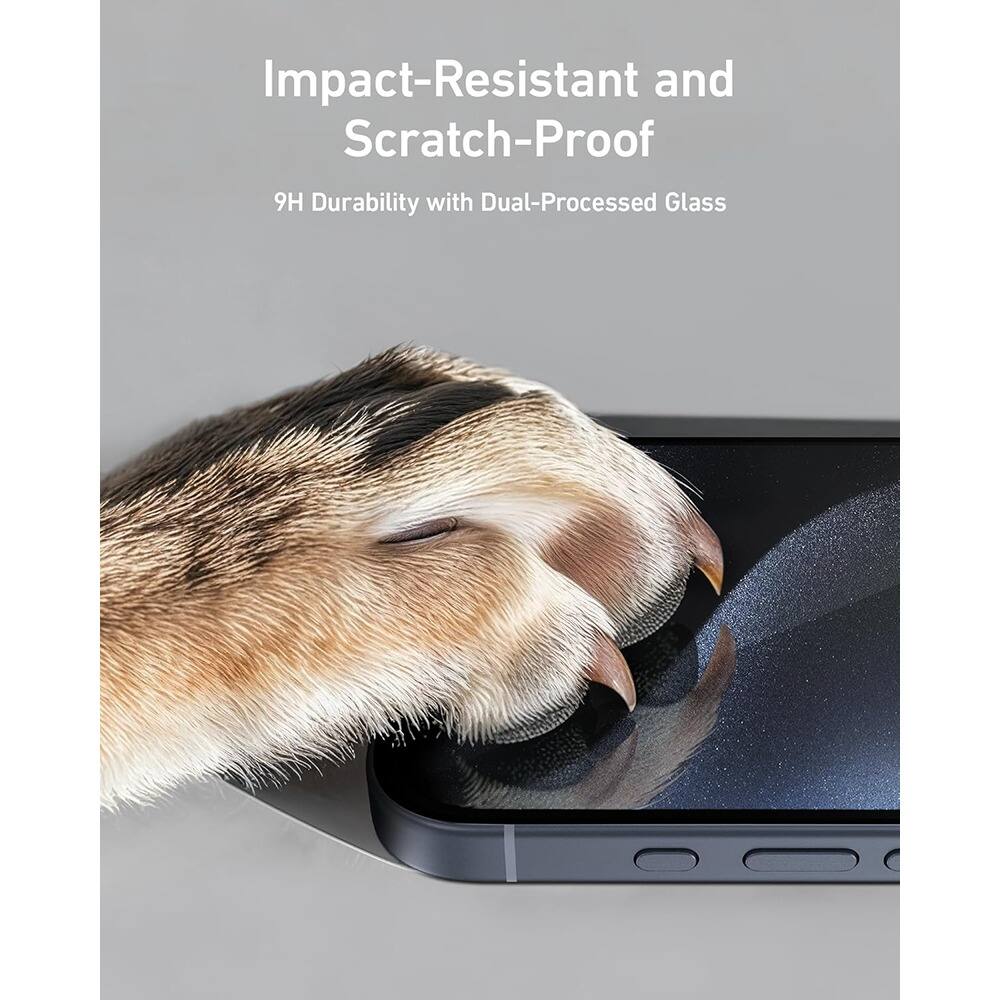 Impact-Resistant and Scratch-Proof  
9H Durability with Dual-Processed Glass