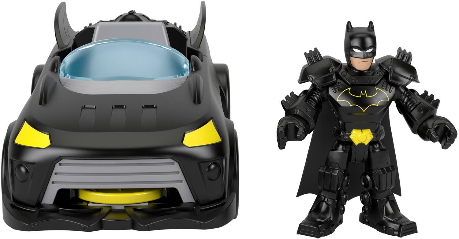 Alt View 3. Fisher Price - Fisher Price - Imaginext DC Super Friends: Metal Force Batmobile Vehicle   - Collectibles - Multicolor.