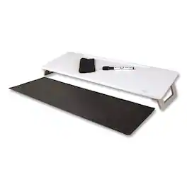 Quartet - Magnetic Desktop Computer Pad for Notetaking, 21" x 7-3/4” Whiteboard, 1 Dry Erase Marker and Keyboard Pad