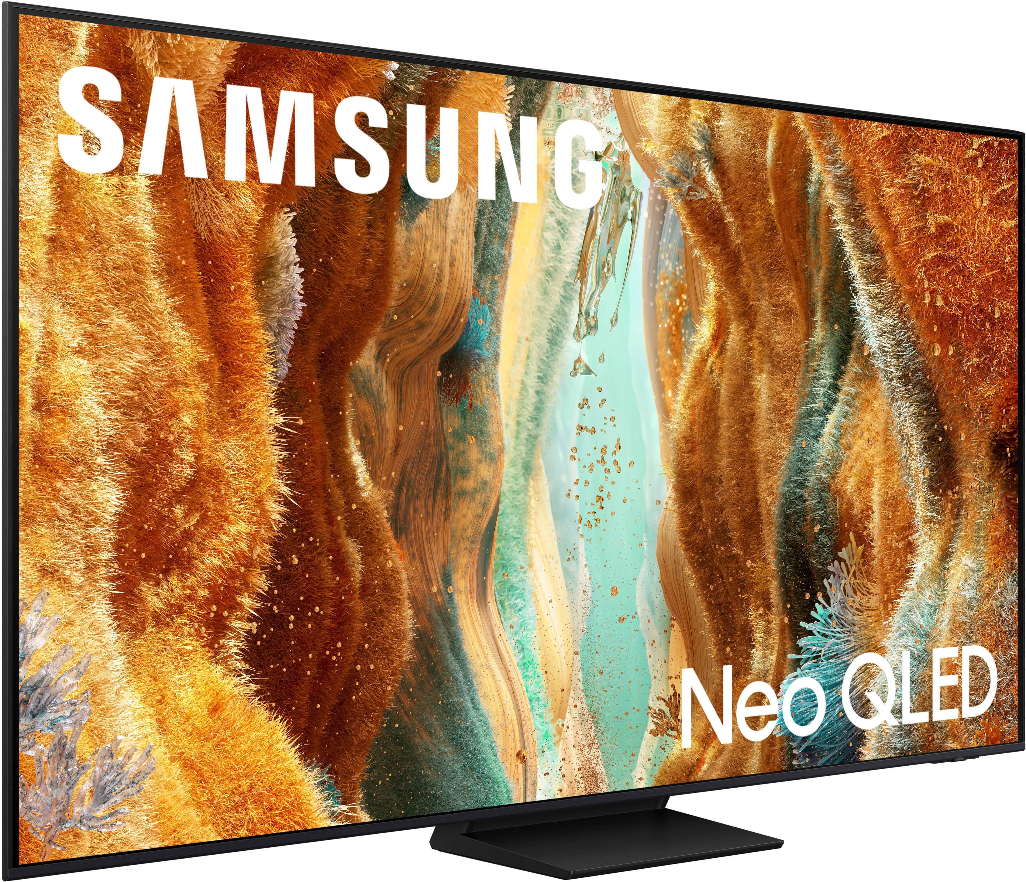Samsung 85" Class Neo QLED 4K QN70F Samsung Vision AI Mini LED Smart TV (2025) - QN85QN70FAFXZA front and back view