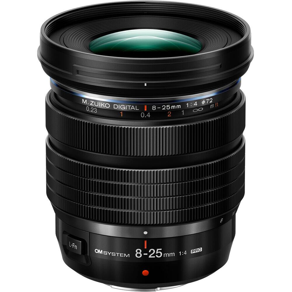 M. ZUIKO DIGITAL  
8-25mm 1:4  
Φ72  
0.23  
1  
0.4  
2  
L-Fn  
OM SYSTEM  
8-25mm 1:4 PRO
