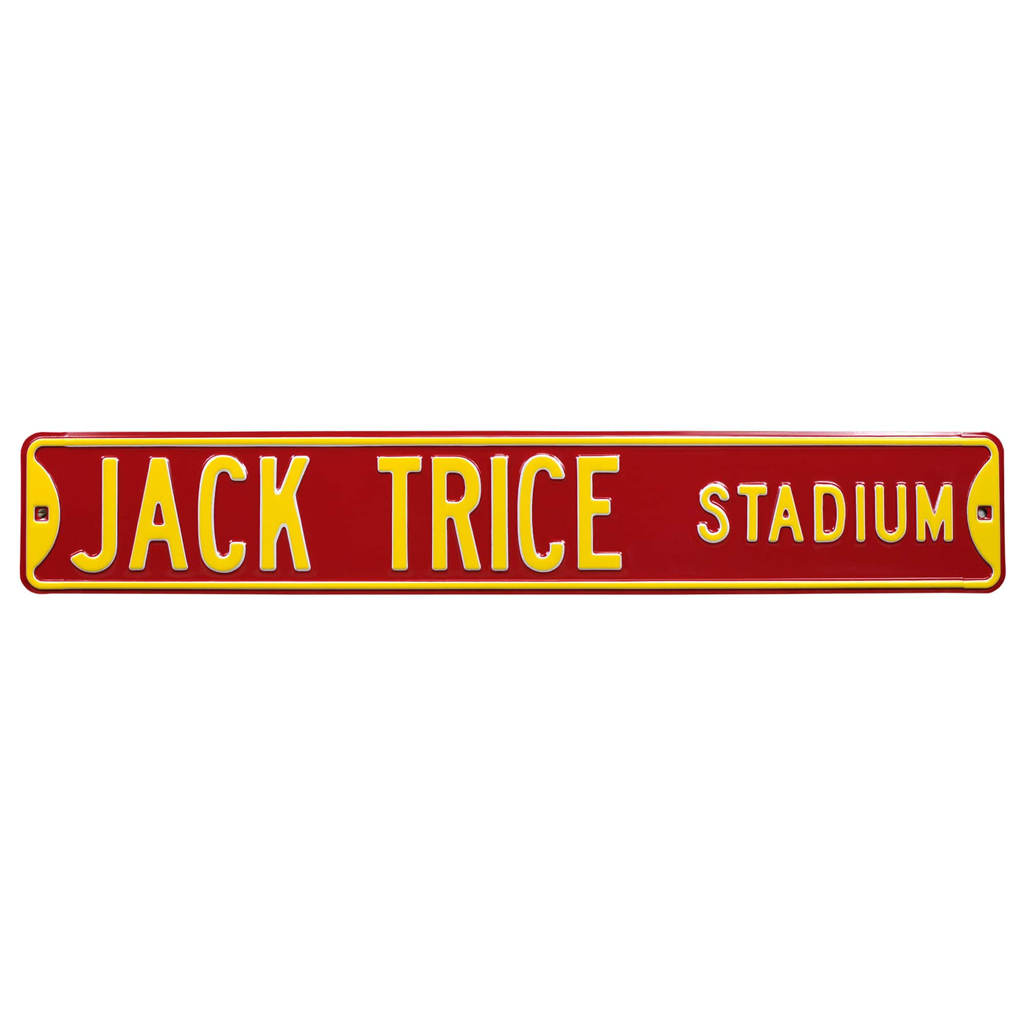 Authentic Street Signs - Iowa State Cyclones 6'' x 36'' Steel Street Sign - Multicolor