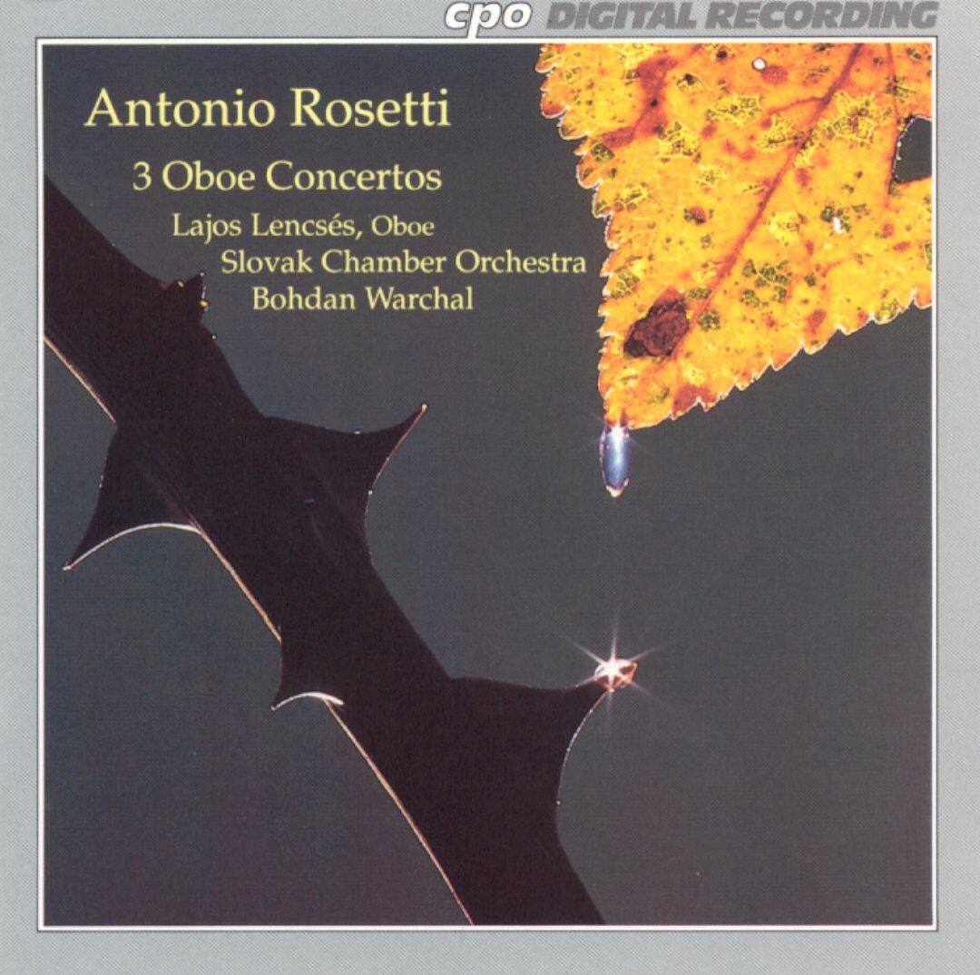 Best Buy Rosetti 3 Oboe Concertos [CD]