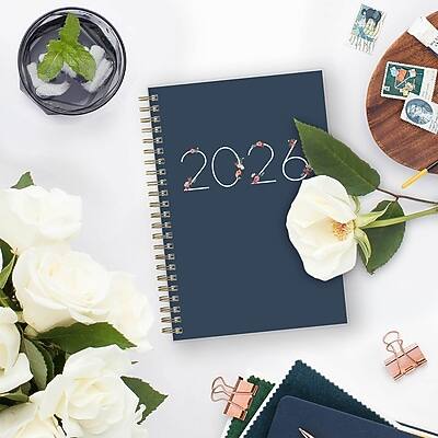 Alt View 8. Blue Sky - 2026 Blue Sky Ashlyn 5" x 8" Calendar Year Weekly & Monthly Planner, Plastic Cover, Multicolored (143958-26) - Multicolor.