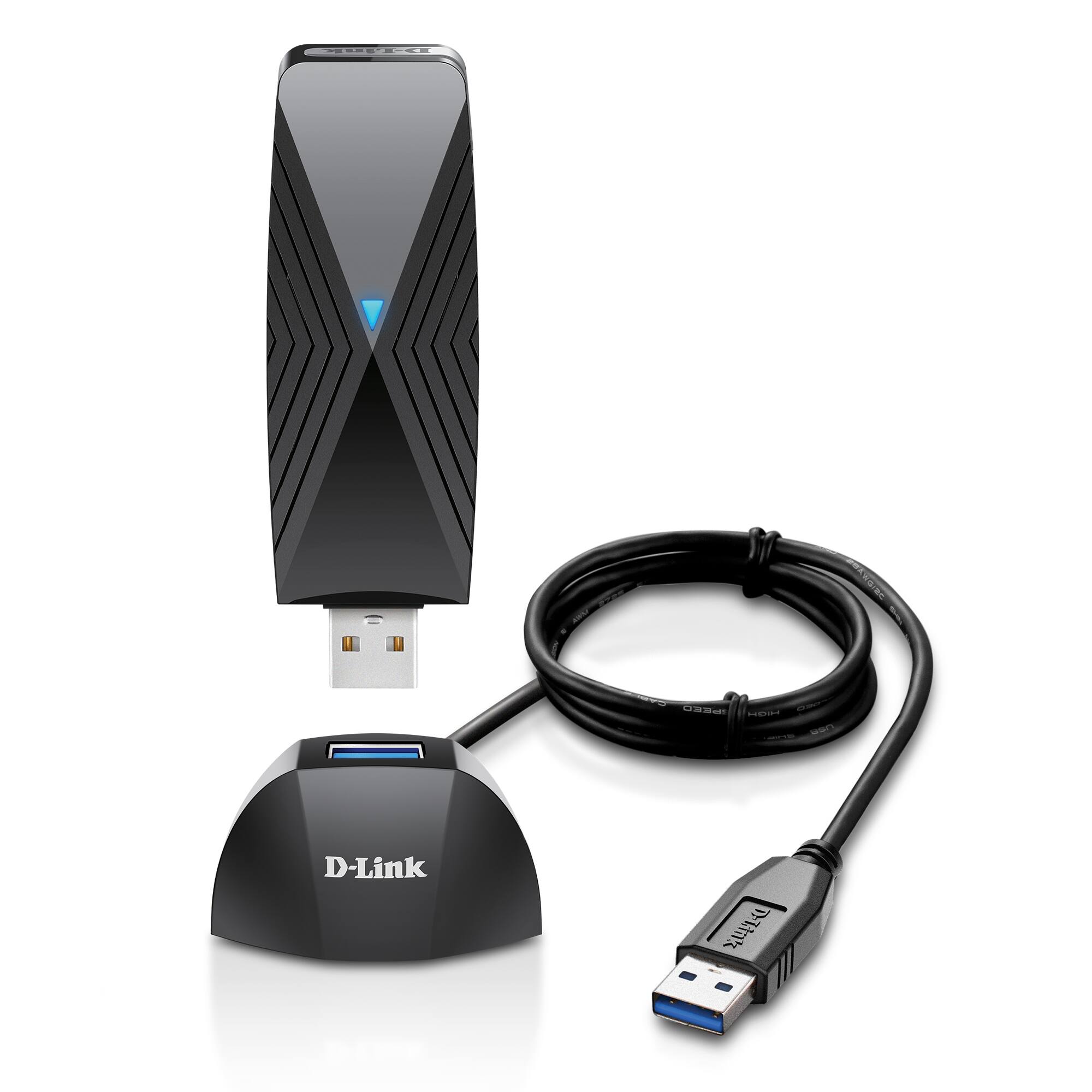 D Link Wi Fi 6 AX1800 Gigabit USB 3.0 Adapter with Cradle for