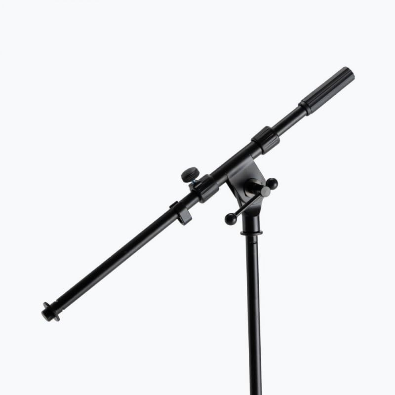 Alt View 7. On Stage Stands - On-Stage MS7411B Short Drum/Amp Tripod Microphone Stand with Boom, Black - Black.
