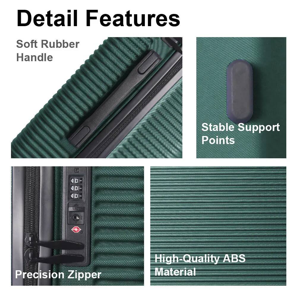 Detail Features

- Soft Rubber Handle
- Stable Support Points
- Precision Zipper
- High-Quality ABS Material