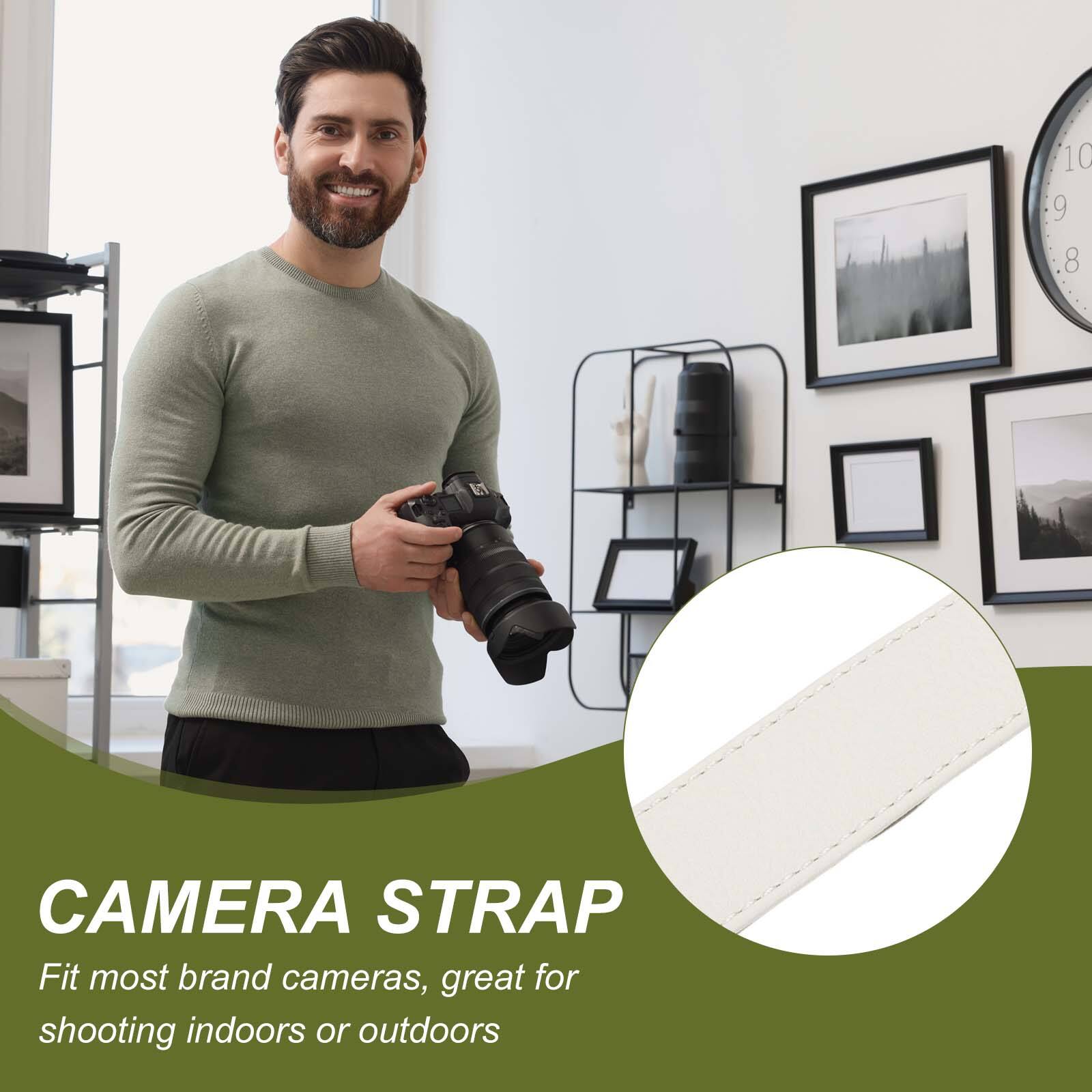 10 9 8 V CAMERA STRAP  
Fit most brand cameras, great for shooting indoors or outdoors  

CAMERA STRAP  
Fit most brand cameras, great for shooting indoors or outdoors