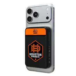 Keyscaper - Houston Dynamo FC 5000mAh Wireless Mag Power Bank - Multicolor