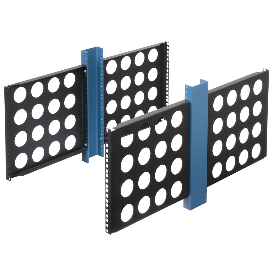Alt View 10. RackSolutions - RackSolutions 7U Conversion Bracket 4-Pack (3in Uprights) - Black.