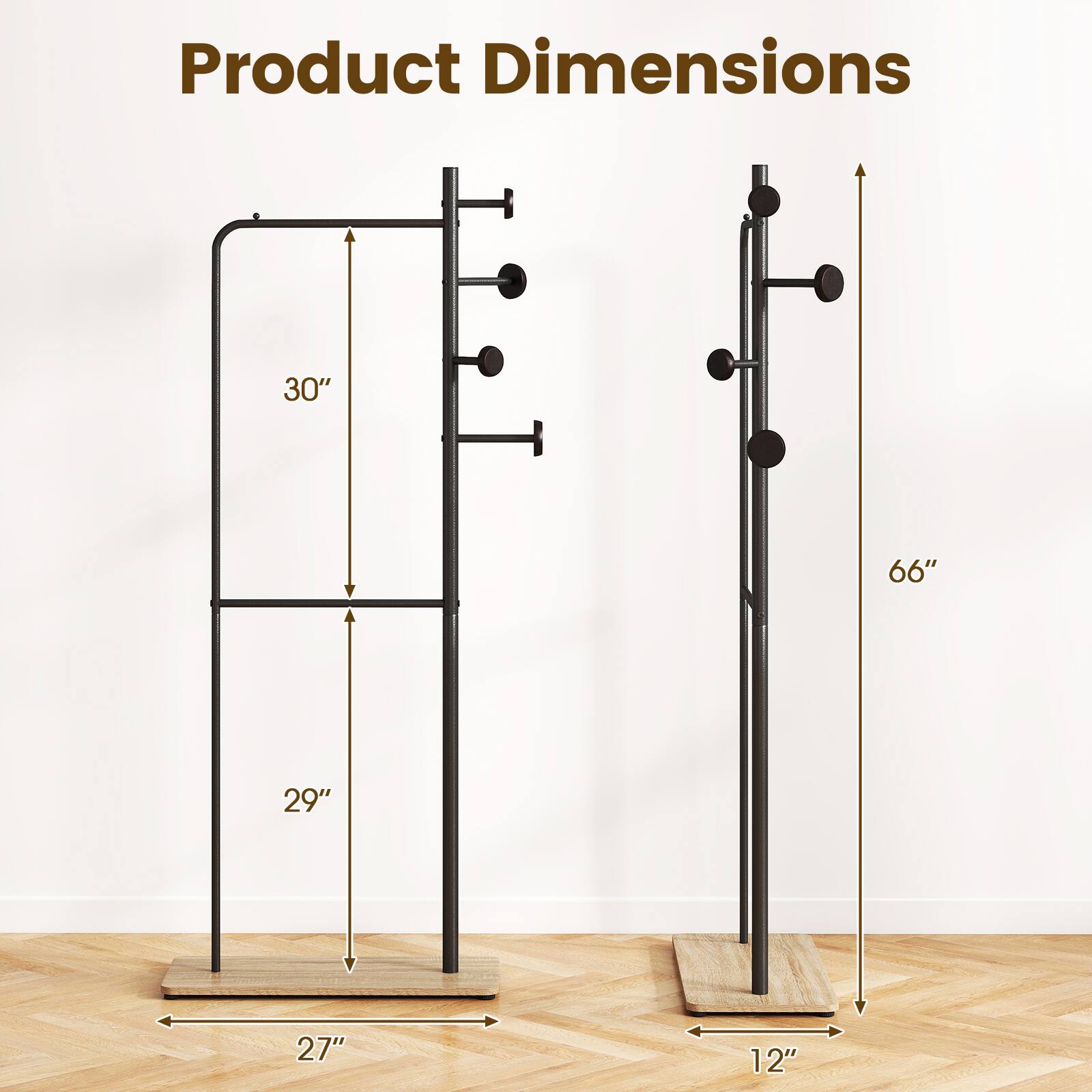 Product Dimensions: 30" x 66" x 29" x 27" x 12"