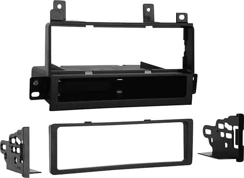 Angle. Metra - Dash Kit for Select 2003-2012 Lincoln Town DIN - Black.