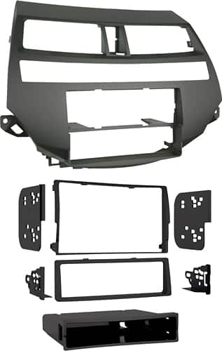 Metra - Dash Kit for Select 2008-2012 Honda Accord Accord DIN DDIN - Black - Angle_Zoom