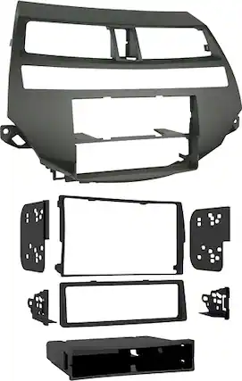Angle. Metra - Dash Kit for Select 2008-2012 Honda Accord Accord DIN DDIN - Black.