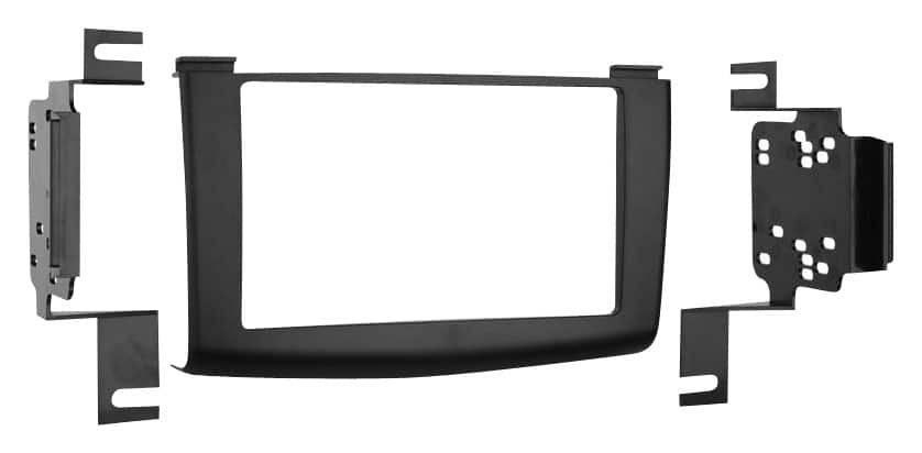 Front. Metra - Dash Kit for Select 2008-2010 Nissan Rogue DDIN - Black.