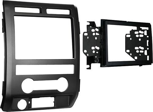Angle. Metra - Dash Kit for Select 2009-2012 Ford F-150 DDIN - Black.