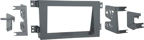 Angle. Metra - Dash Kit for Select 2009-2014 Honda Ridgeline DDIN - Gray.