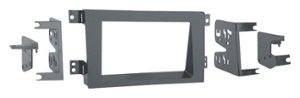 Metra - Double DIN Installation Kit for Most 2005 or Later Honda Ridgeline Vehicles - Gray - Front_Zoom